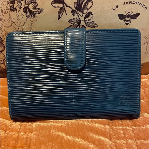 Louis Vuitton Handbags - Louis Vuitton Teal Textured Wallet
